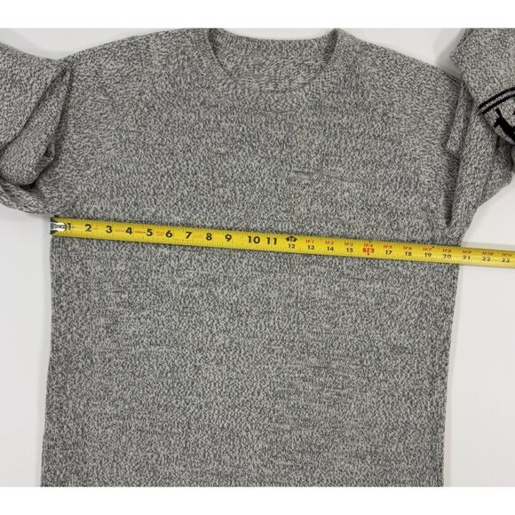 Paka Costa Sweater Pullover Alpaca Merino Wool Knit Handmade Unisex Small Gray - Picture 8 of 9